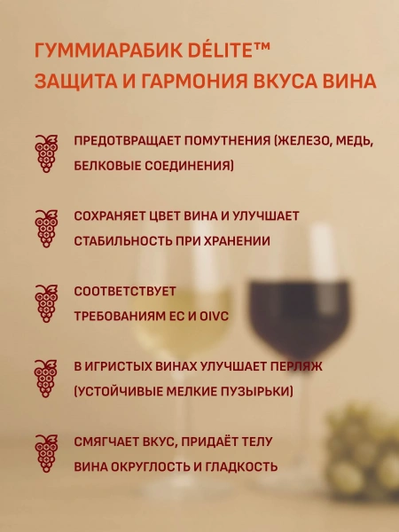 Гуммиарабик DELITE (Италия), 1000гр